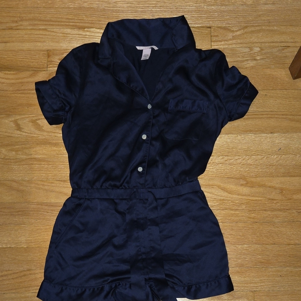 Victoria's Secret Navy Pajama Set